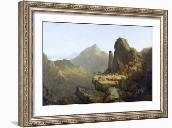 Cole: Last of the Mohicans-Thomas Cole-Framed Giclee Print