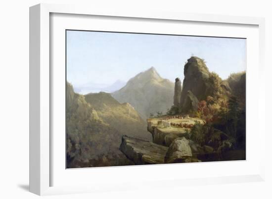 Cole: Last of the Mohicans-Thomas Cole-Framed Giclee Print