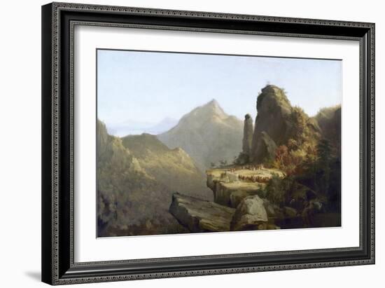 Cole: Last of the Mohicans-Thomas Cole-Framed Giclee Print