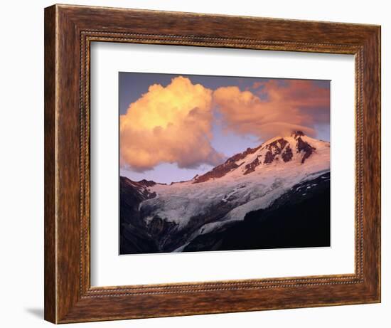 Coleman Glacier and Mount Baker-Paul Souders-Framed Photographic Print