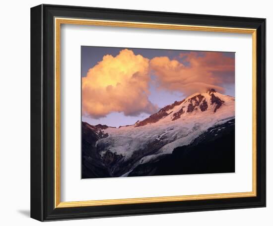 Coleman Glacier and Mount Baker-Paul Souders-Framed Photographic Print