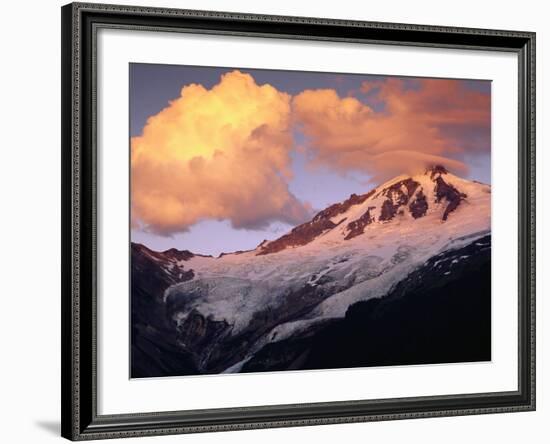 Coleman Glacier and Mount Baker-Paul Souders-Framed Photographic Print