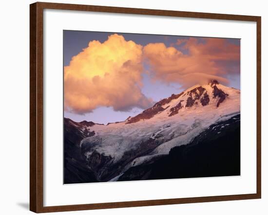 Coleman Glacier and Mount Baker-Paul Souders-Framed Photographic Print