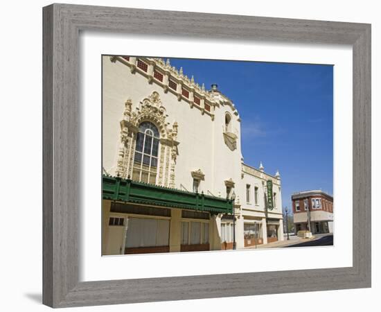 Coleman Theatre, Historic Route 66 Roadside Attraction, City of Miami, Oklahoma, USA-Richard Cummins-Framed Photographic Print