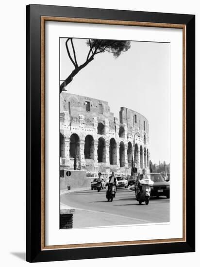 Colessium with Moped-Jeff Pica-Framed Giclee Print