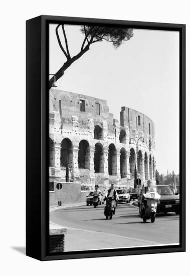 Colessium with Moped-Jeff Pica-Framed Premier Image Canvas