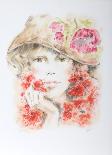 Portrait of a Girl in Hat-Colette Darfeuil-Framed Limited Edition