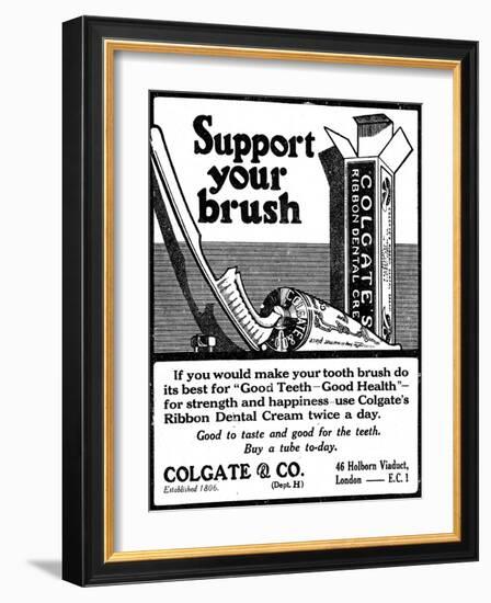 Colgate Dental Cream, Adv-null-Framed Photographic Print