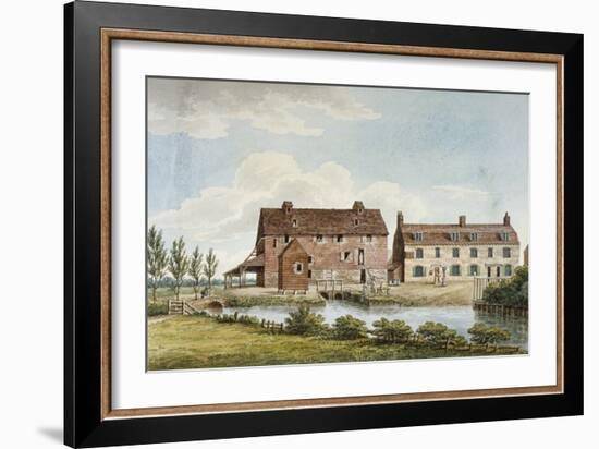 Colham Mills, Hillingdon, Middlesex, C1820-null-Framed Giclee Print