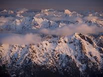 Aerial Landscape, Olympic Mountains, Olympic National Park, Washington State, USA-Colin Brynn-Photographic Print