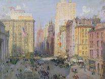 Hudson River Waterfront, New York-Colin Campbell Cooper-Giclee Print
