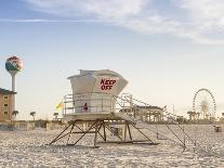 A Lifeguard Station in the Early Morning on Pensacola Beach, Florida.-Colin D Young-Photographic Print