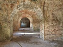 Weathered Brick Arches in a Bastion of Civil War Era Fort Pickens in the Gulf Islands National Seas-Colin D Young-Premier Image Canvas