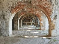 Brick Arches and Gun Placements in a Civil War Era Fort Pickens in the Gulf Islands National Seasho-Colin D Young-Framed Photographic Print