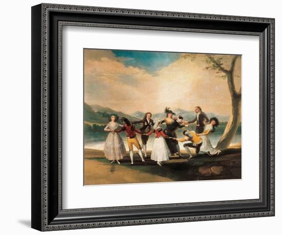 Colin Maillard (Cucharon) 1788-1789 (Oil on Canvas)-Francisco Jose de Goya y Lucientes-Framed Giclee Print