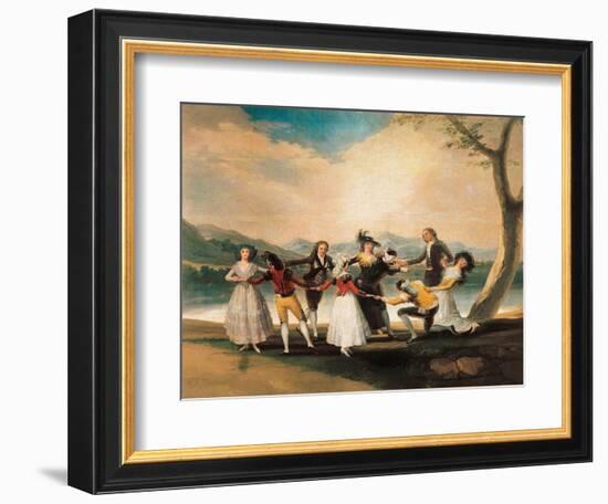 Colin Maillard (Cucharon) 1788-1789 (Oil on Canvas)-Francisco Jose de Goya y Lucientes-Framed Giclee Print