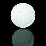 Golf Ball-Coline-Framed Stretched Canvas