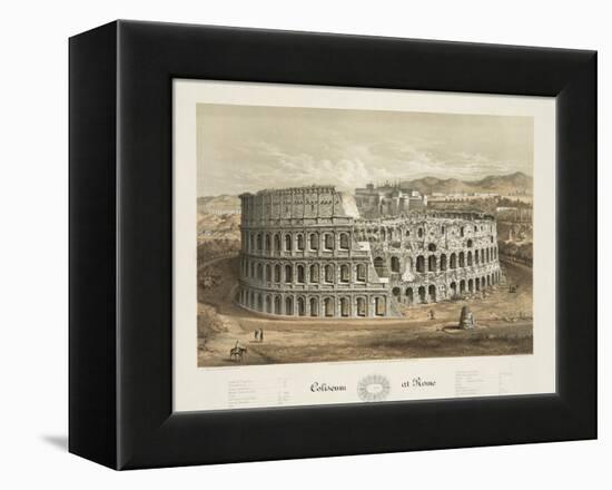 Coliseum at Rome-null-Framed Premier Image Canvas