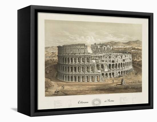 Coliseum at Rome-null-Framed Premier Image Canvas