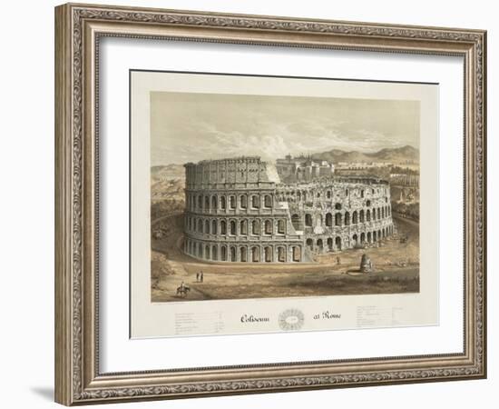 Coliseum at Rome-null-Framed Giclee Print