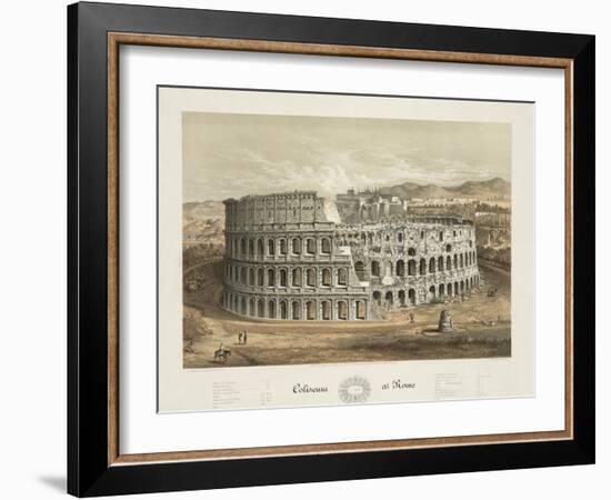 Coliseum at Rome-null-Framed Giclee Print