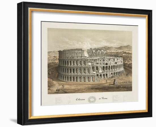 Coliseum at Rome-null-Framed Giclee Print