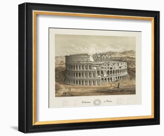 Coliseum at Rome-null-Framed Giclee Print