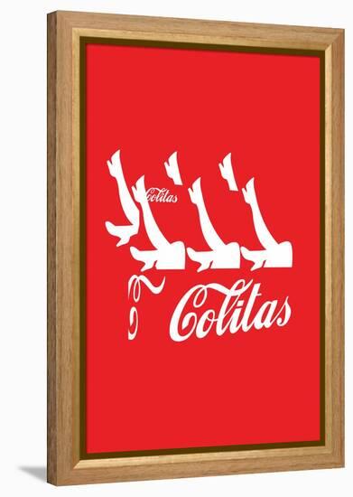 Colitas Red Annimo-null-Framed Stretched Canvas