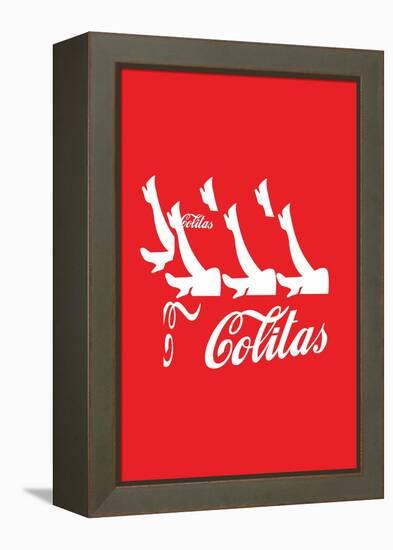 Colitas Red Annimo-null-Framed Stretched Canvas