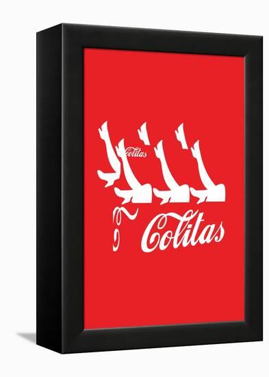 Colitas Red Annimo-null-Framed Stretched Canvas