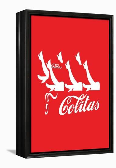 Colitas Red Annimo-null-Framed Stretched Canvas