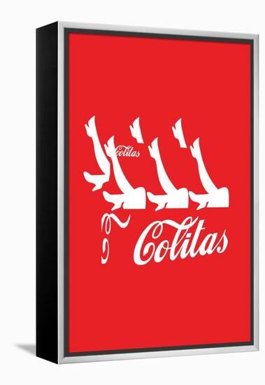 Colitas Red Annimo-null-Framed Stretched Canvas