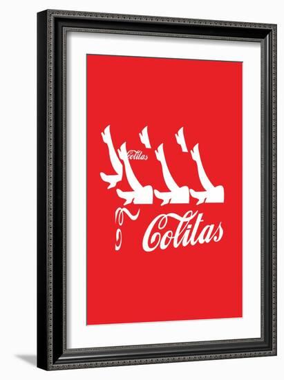 Colitas Red Annimo-null-Framed Art Print