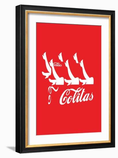 Colitas Red Annimo-null-Framed Art Print