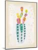 Collage Cactus I on Graph Paper-Melissa Averinos-Mounted Art Print