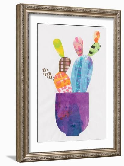 Collage Cactus III-Melissa Averinos-Framed Art Print