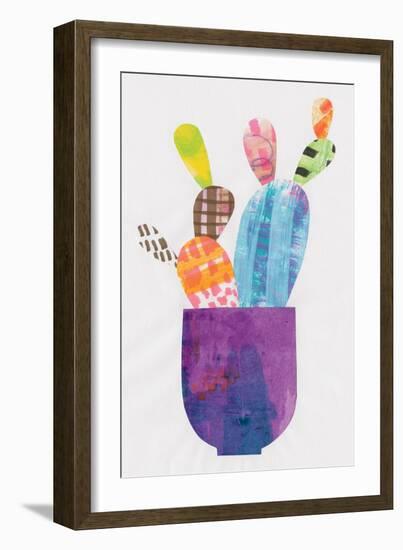 Collage Cactus III-Melissa Averinos-Framed Art Print