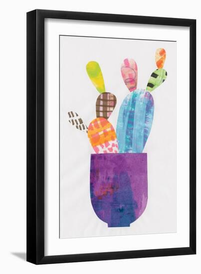 Collage Cactus III-Melissa Averinos-Framed Art Print