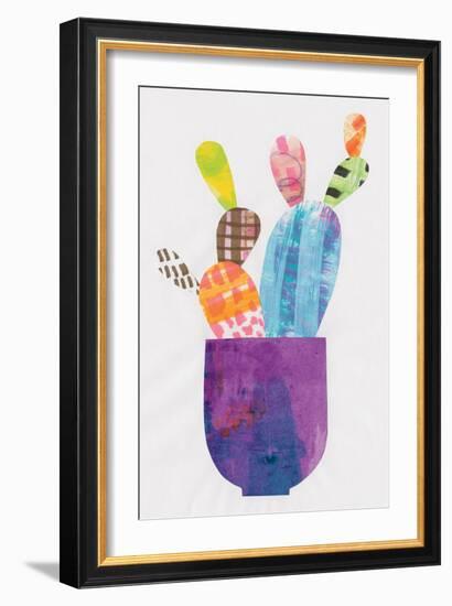 Collage Cactus III-Melissa Averinos-Framed Art Print