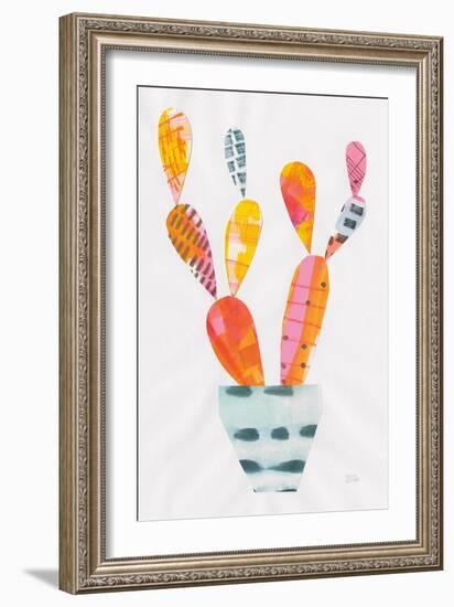 Collage Cactus IV-Melissa Averinos-Framed Art Print