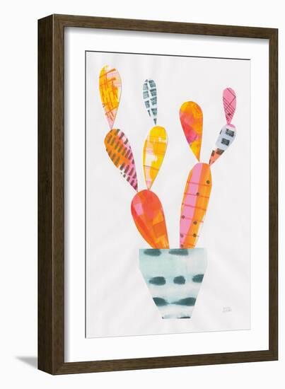 Collage Cactus IV-Melissa Averinos-Framed Art Print