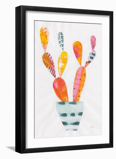 Collage Cactus IV-Melissa Averinos-Framed Art Print