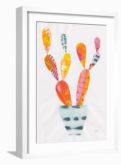 Collage Cactus IV-Melissa Averinos-Framed Art Print