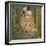 Collage Design with Painting Elements - The Kiss & Tannenwald (Pine Forest)-Elements of Gustav Klimt-Framed Premium Giclee Print