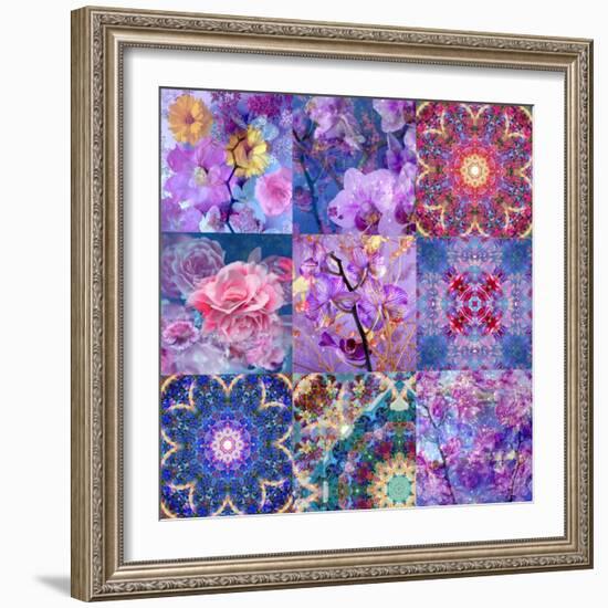 Collage from Flower Montages-Alaya Gadeh-Framed Photographic Print