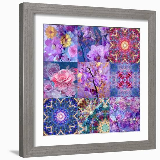 Collage from Flower Montages-Alaya Gadeh-Framed Photographic Print