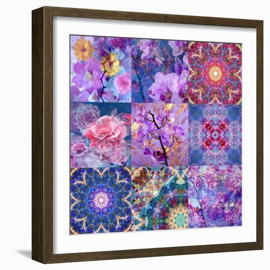 Collage from Flower Montages-Alaya Gadeh-Framed Photographic Print