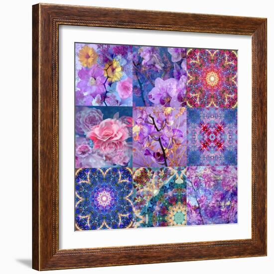 Collage from Flower Montages-Alaya Gadeh-Framed Photographic Print