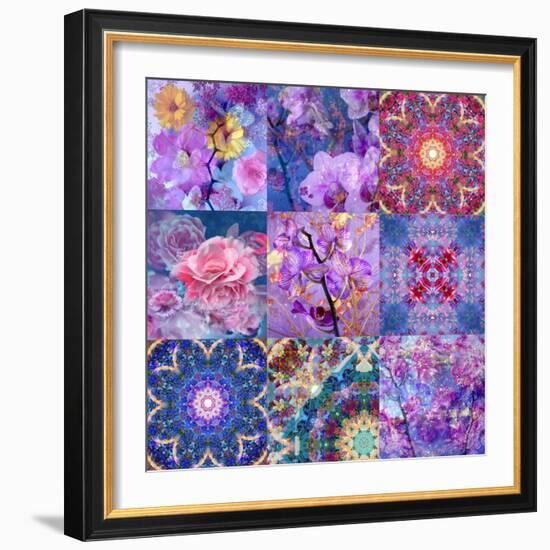 Collage from Flower Montages-Alaya Gadeh-Framed Photographic Print