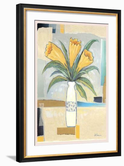 Collage Jarrones II-Da Silva-Framed Art Print